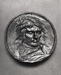Porträtmedaillon von General Bonaparte (1769-1821) ca. 1830